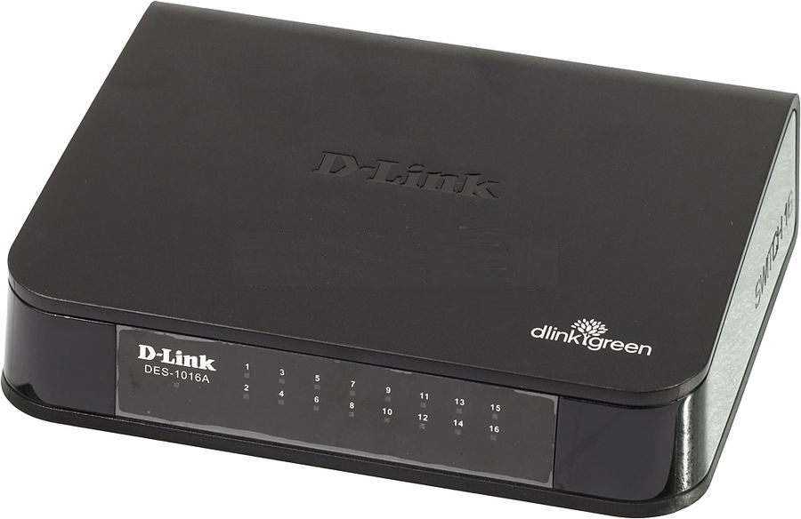 Коммутатор D-Link DES-1016A неуправляемый