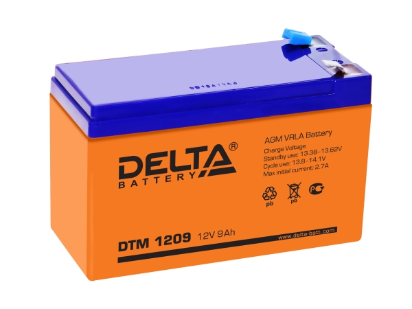Аккумуляторная батарея DTM 1209 (12V / 9Ah)