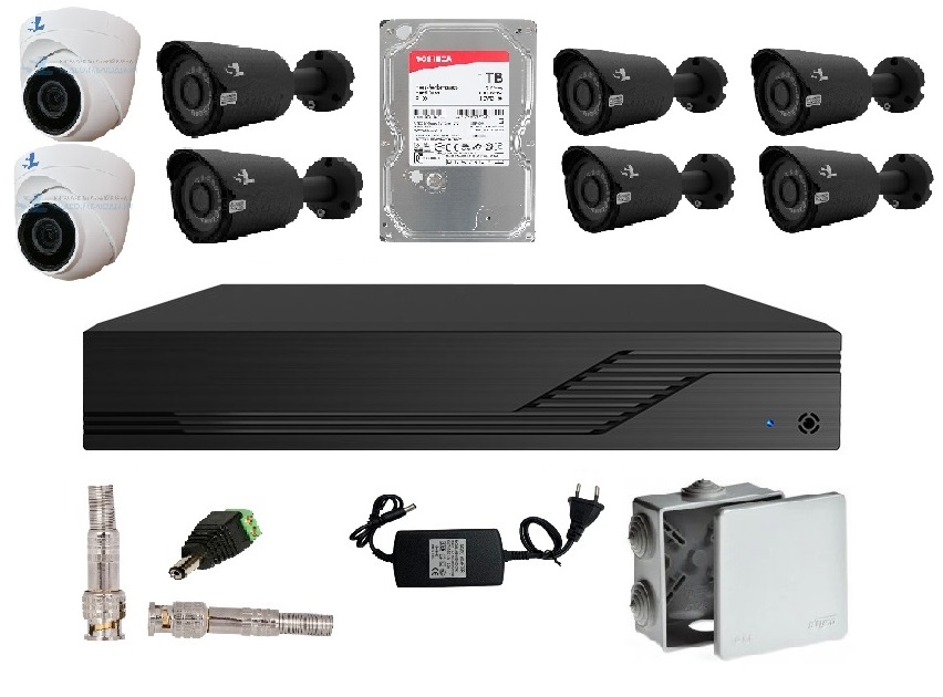 Комплект видеонаблюдения на 8 камер FNS-2/6 Lite FULL HD